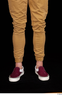 Pablo brown trousers calf dressed red sneakers 0001.jpg